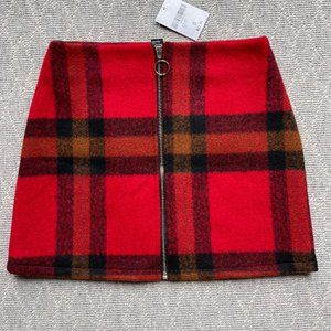 Forever 21 Red & Black Skirt